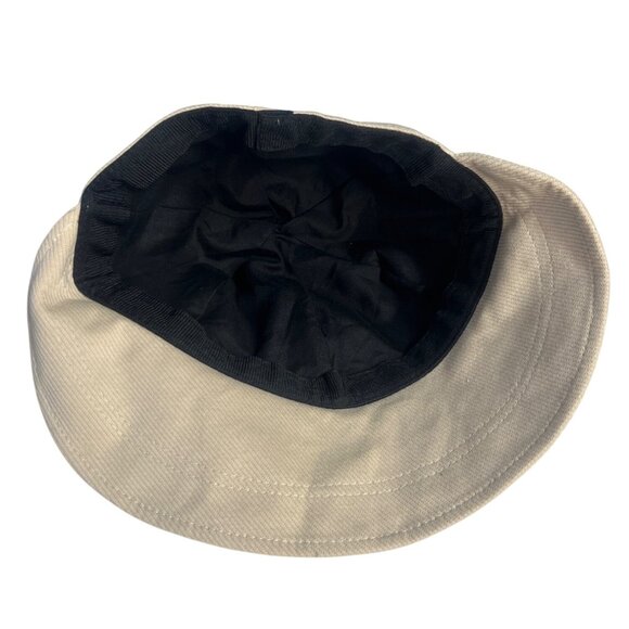 Sun Cap Hat With Adjustable Strap Gardening Beige Corduroy - Picture 6 of 7